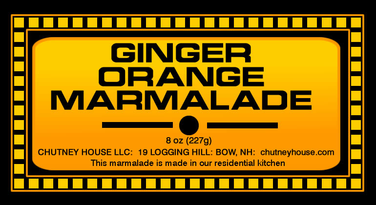 Ginger Orange Marmarmalade