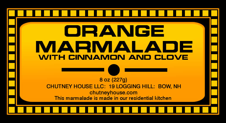 Orange Marmalade with Cinnamon and Clove