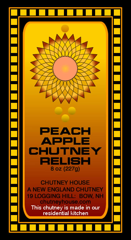 Peach Apple Chutney